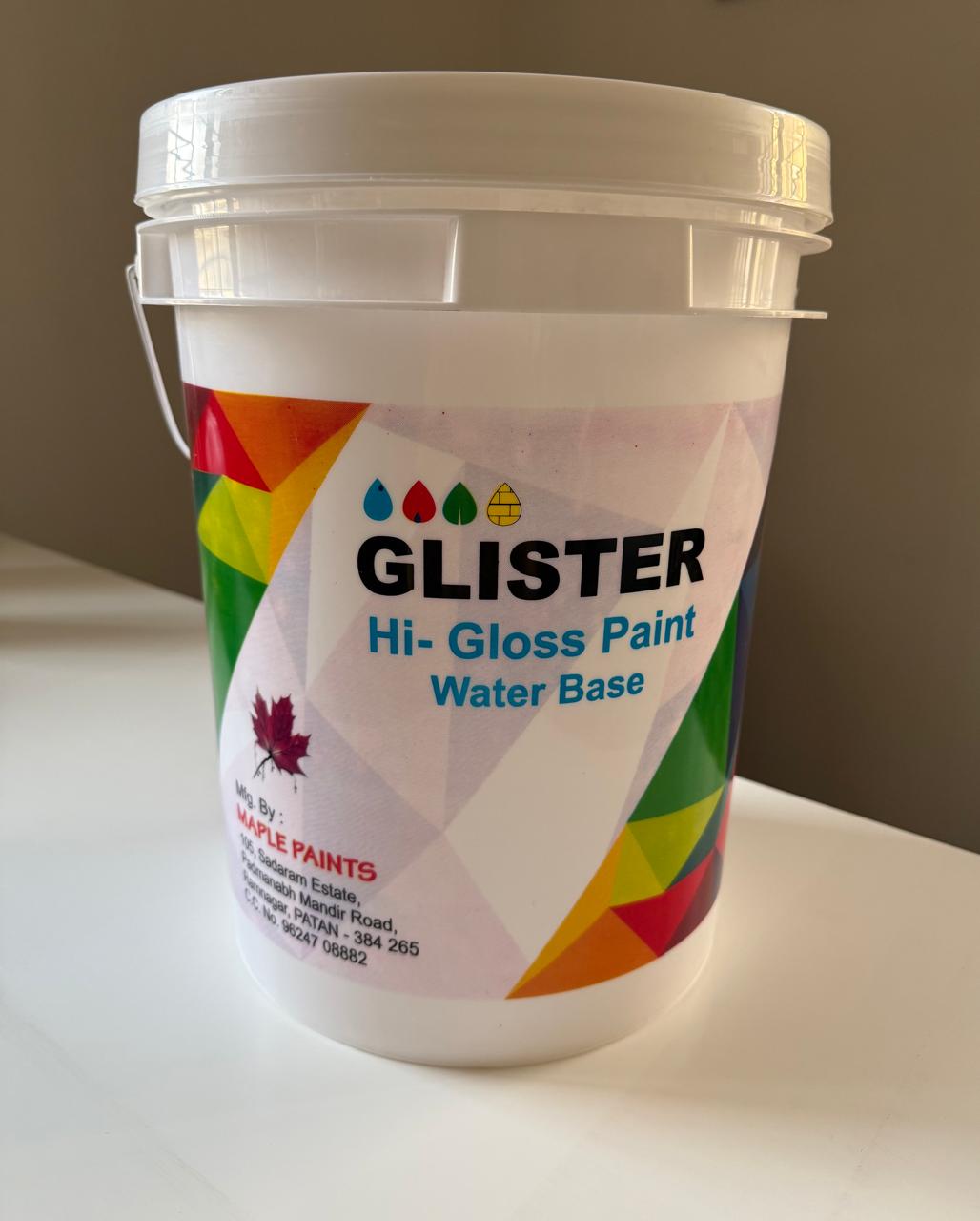 Maple Paints Glister Hi-Gloss Water Base Paint product — manufactured in Patan Gujarat India